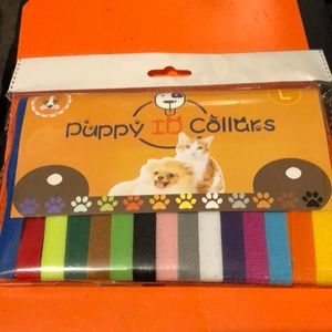 Puppy or Kitten ID Collars & Tracking Charts - 15 different colors.